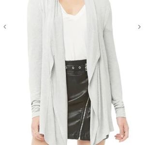 Forever 21 Sheer Asymmetric Cardigan